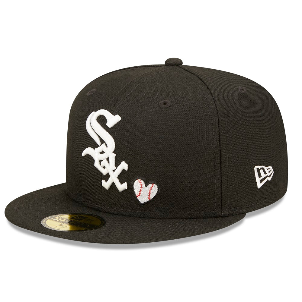 Chicago White Sox 59FIFTY Team Heart Black Cap