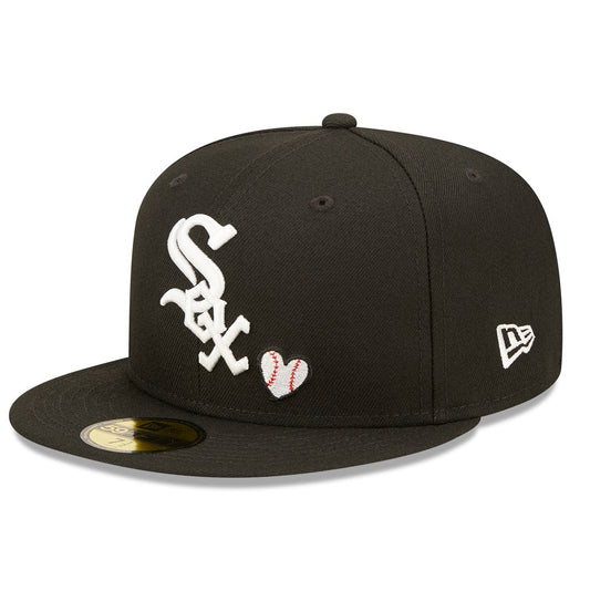 Chicago White Sox 59FIFTY Team Heart Black Cap